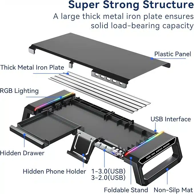 RGB Monitor Stand