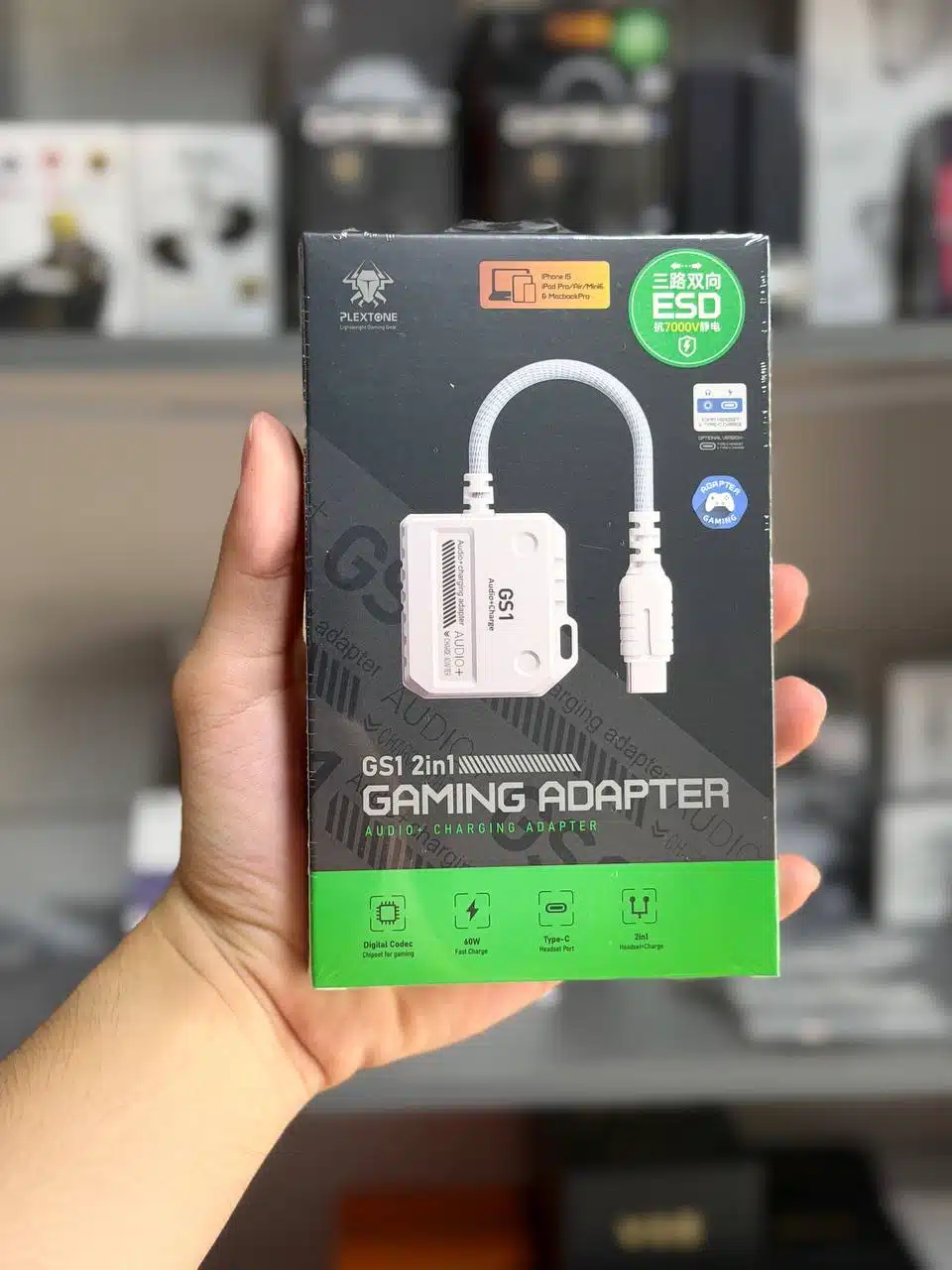 Plextone GS1 2in1 Gaming Adapter
